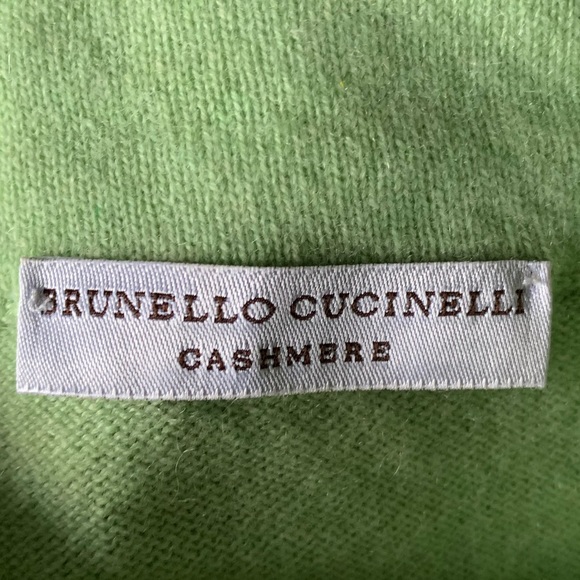 Brunello Cucinelli Mock Neck Cashmere Sweater - Picture 6 of 7